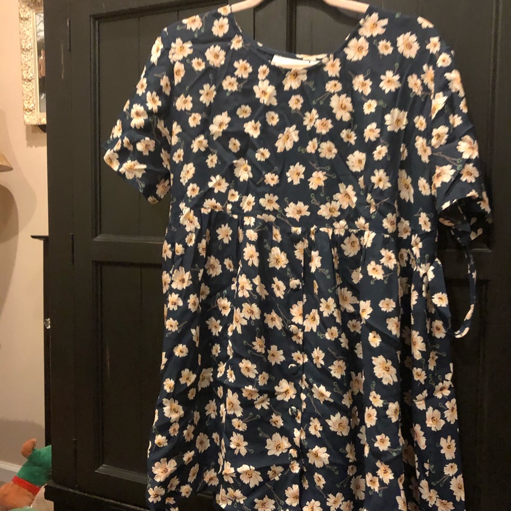 Vintage Shirt/ Dress floral